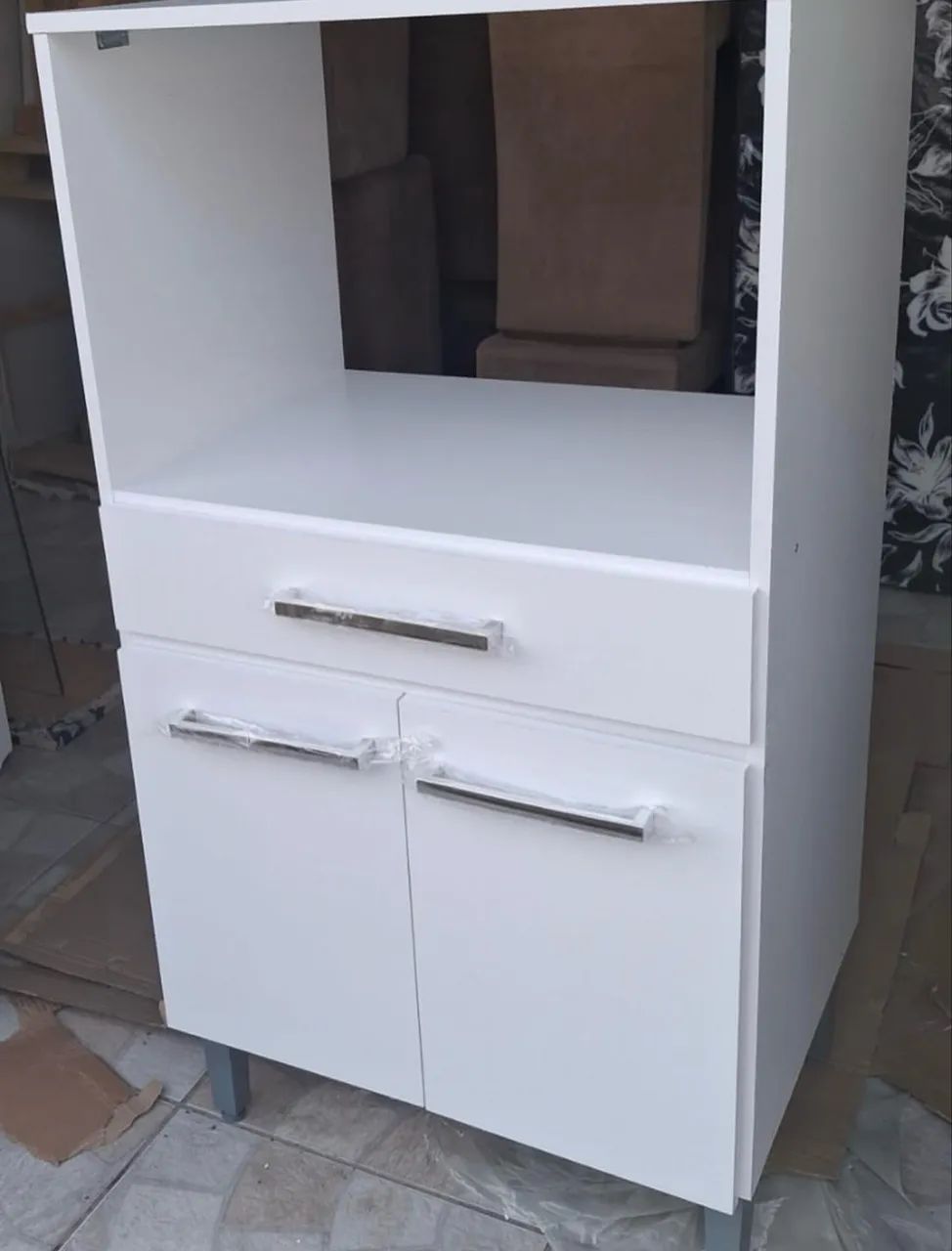 Balcão forno e microondas 