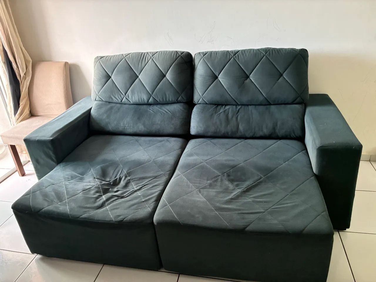 Sofá retrátil 3 lugares  - Foto 3