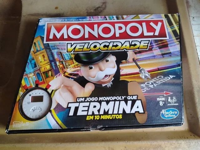 Monopoly Speed Hasbro - Jogo de Tabuleiro Completo