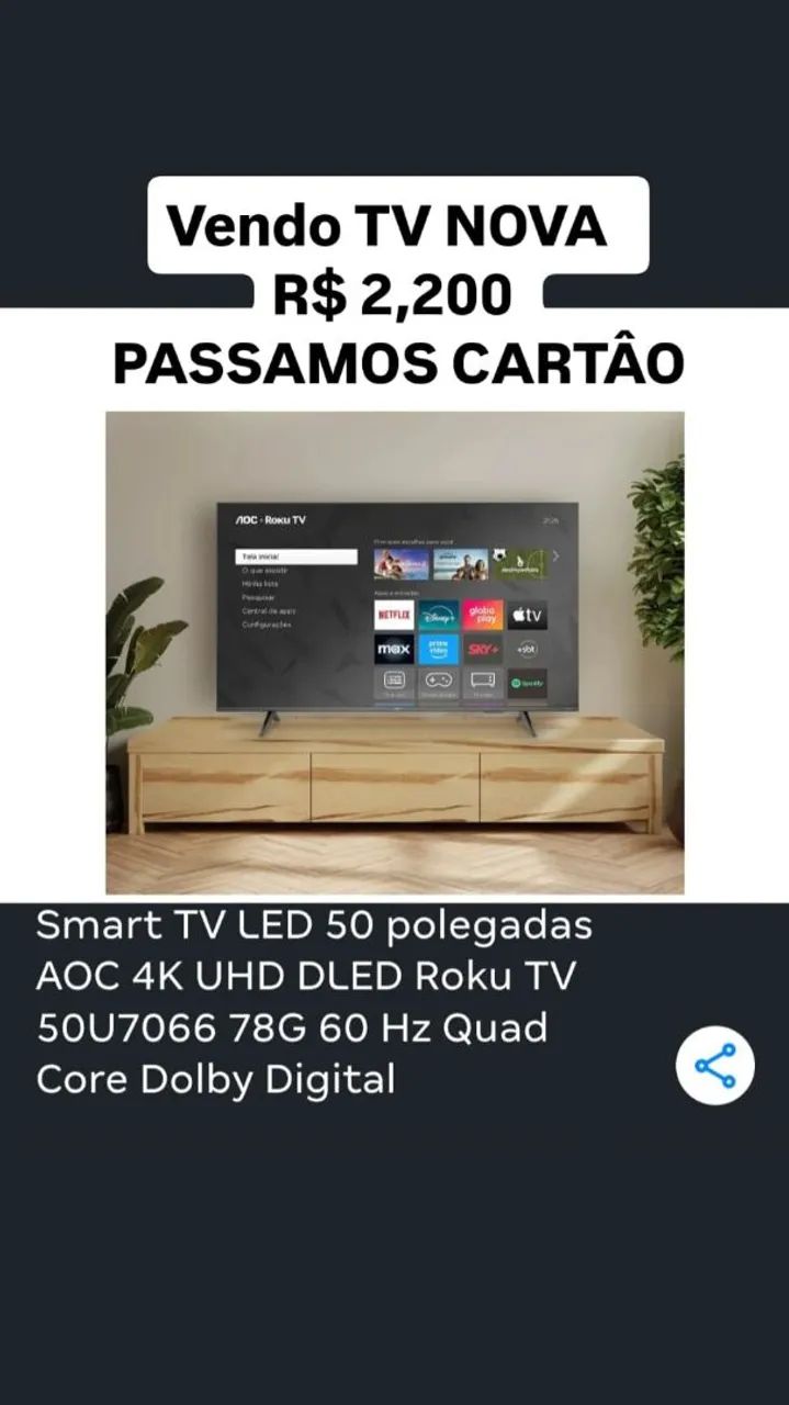Tv AOC 50 Polegadas - Foto 2