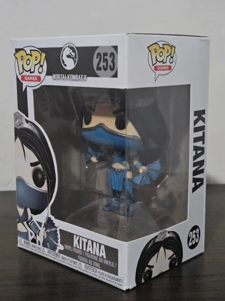 Funko Pop Kitana 253 Caixa com Detalhes Mortal Kombat X - Foto 2