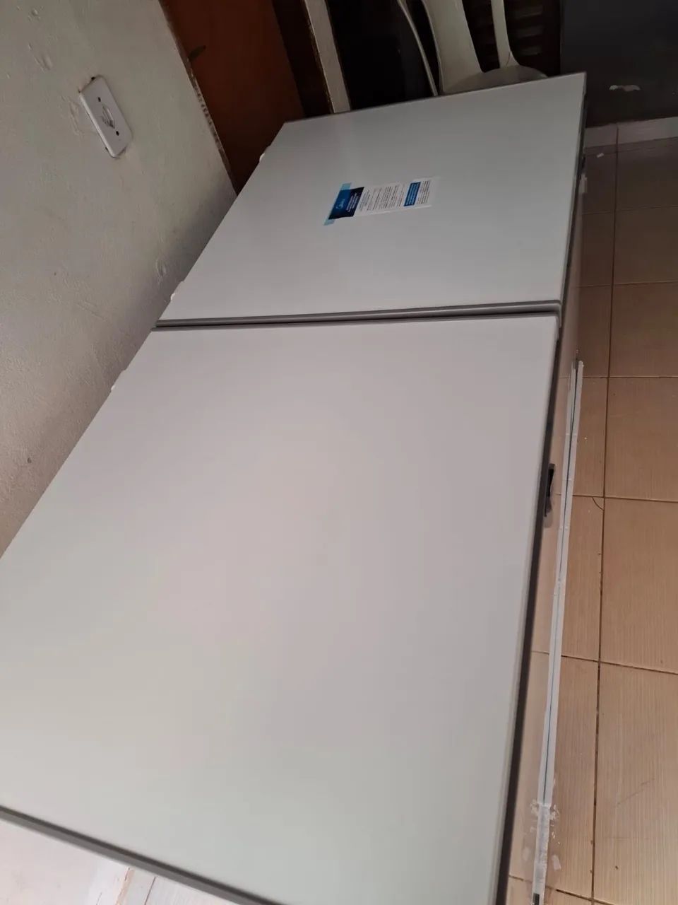 Freezer midea horizontal 2 tampas na caixa  - Foto 3