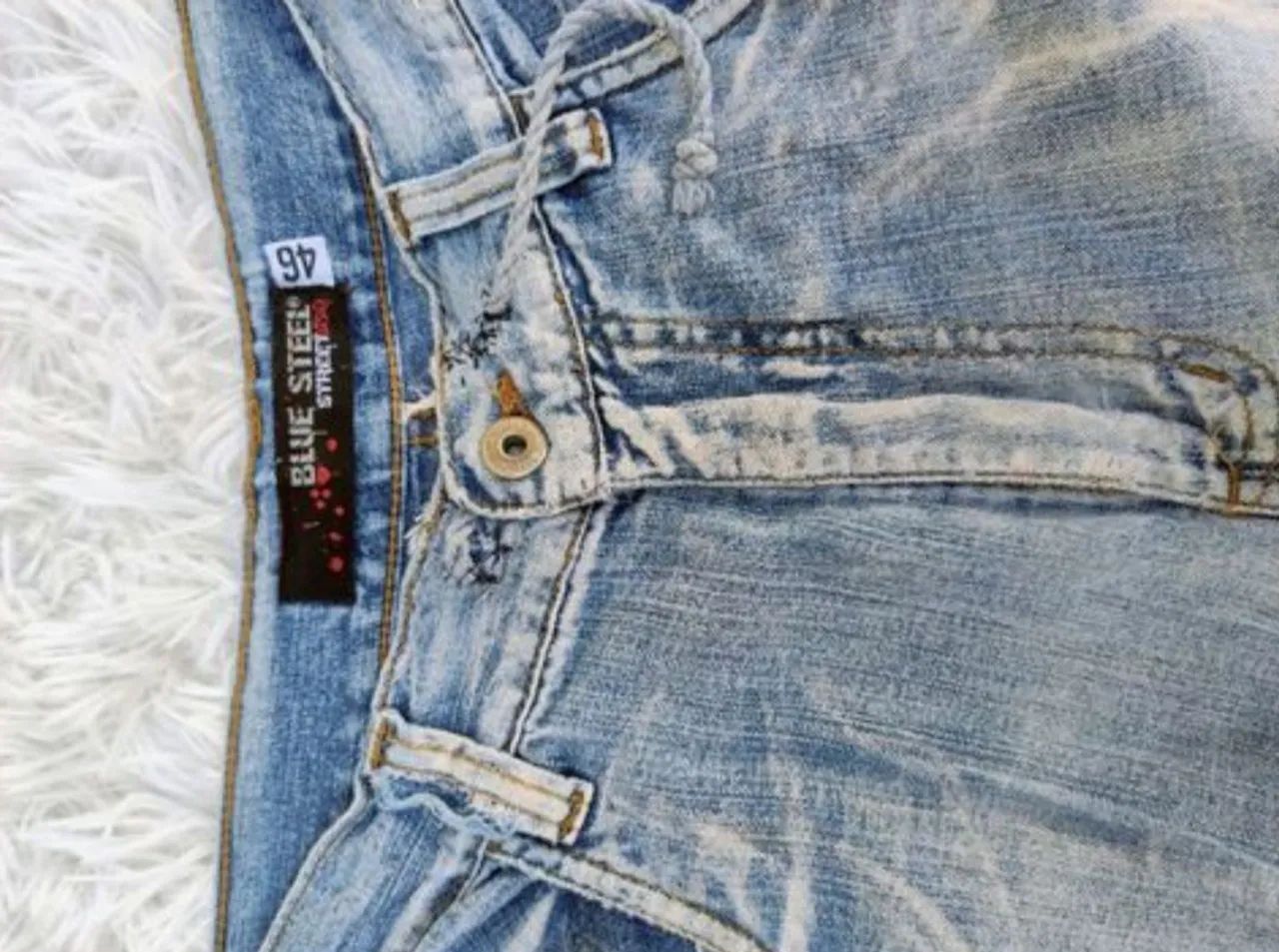 Bermuda Jeans Bluesteel Masculina 46 - Foto 4
