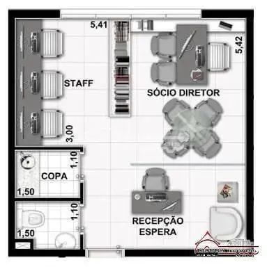 Salas Comerciais à Venda, Centro - Jacareí - Foto 2