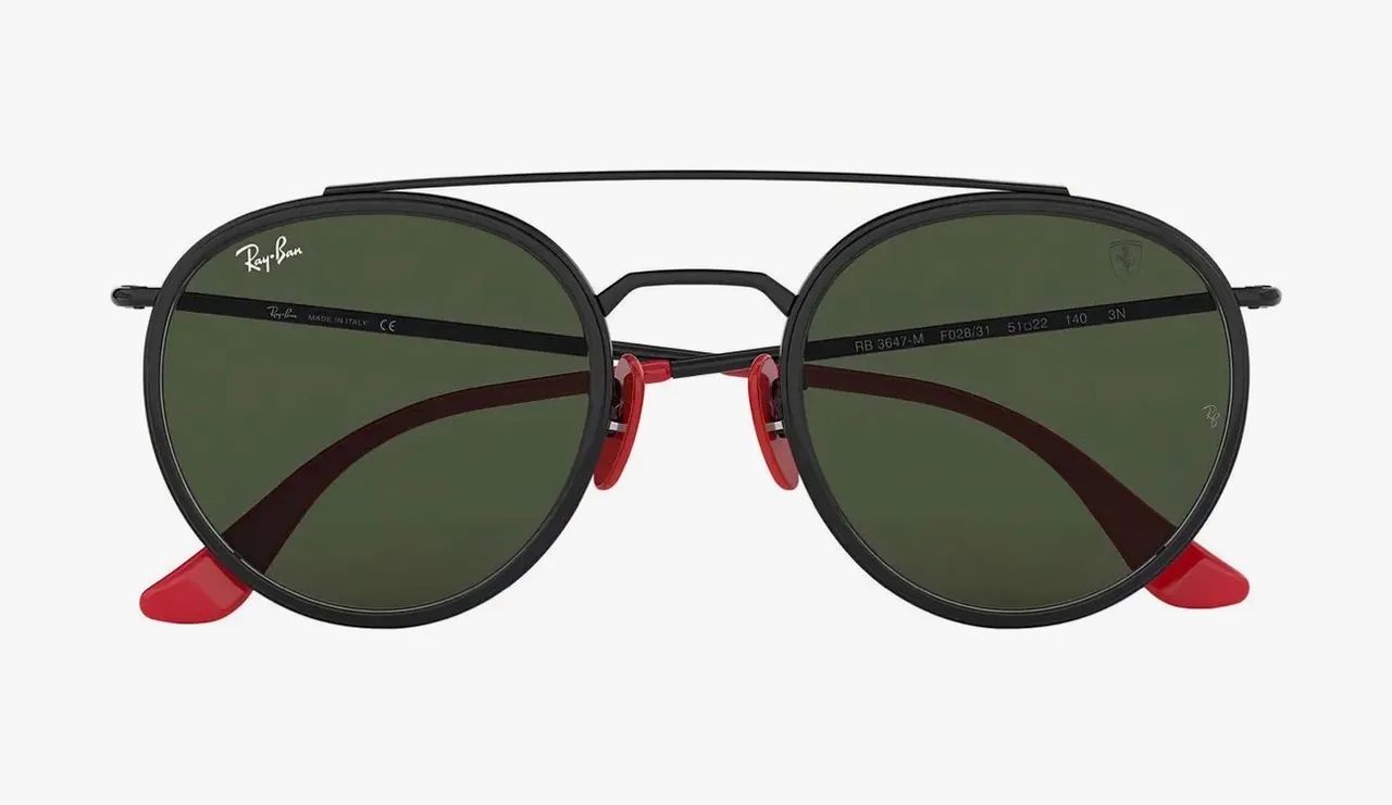 Óculos de sol Ray-Ban Round Scuderia Ferrari Collection - Foto 2