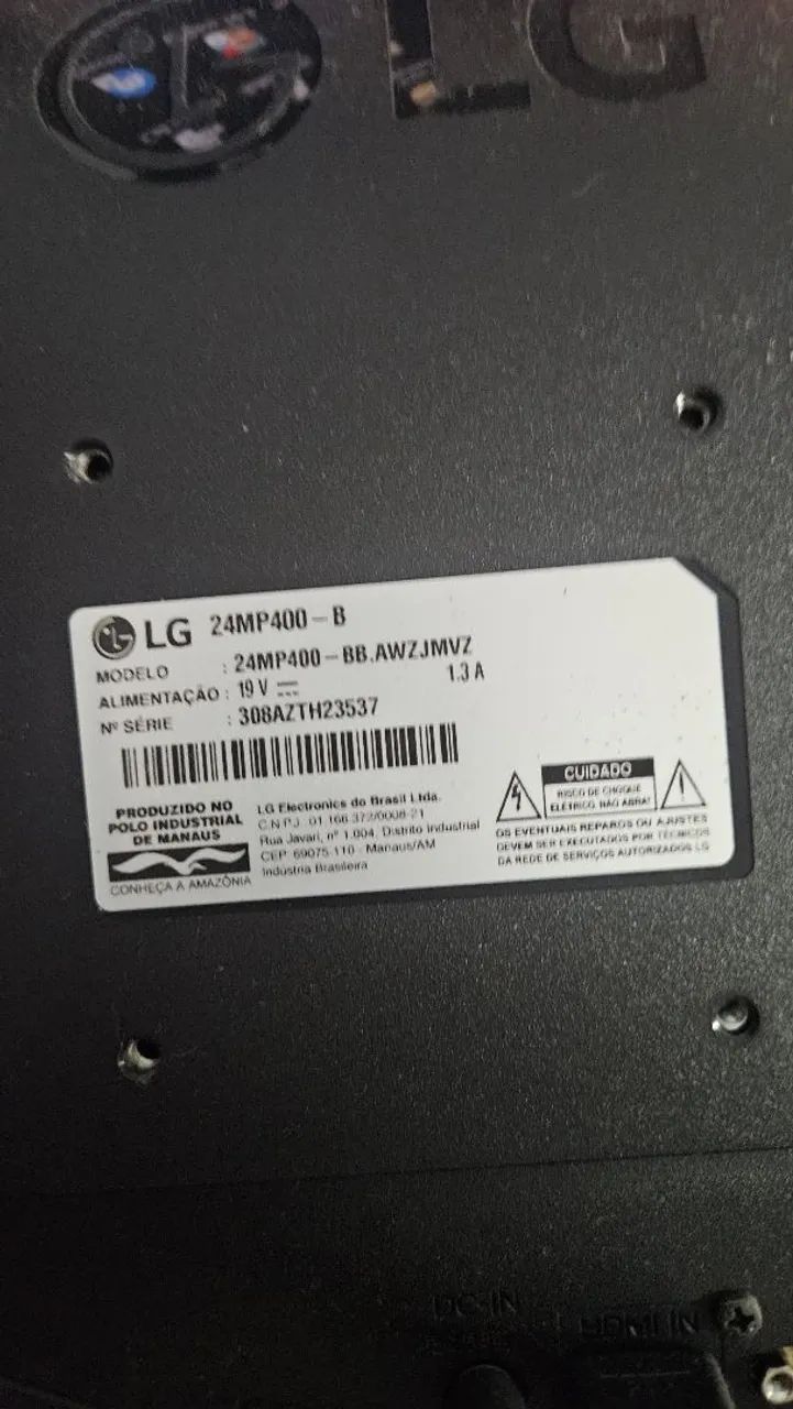 Monitor LG 24" IPS Full HD 75Hz + Braço Articulado - Foto 2