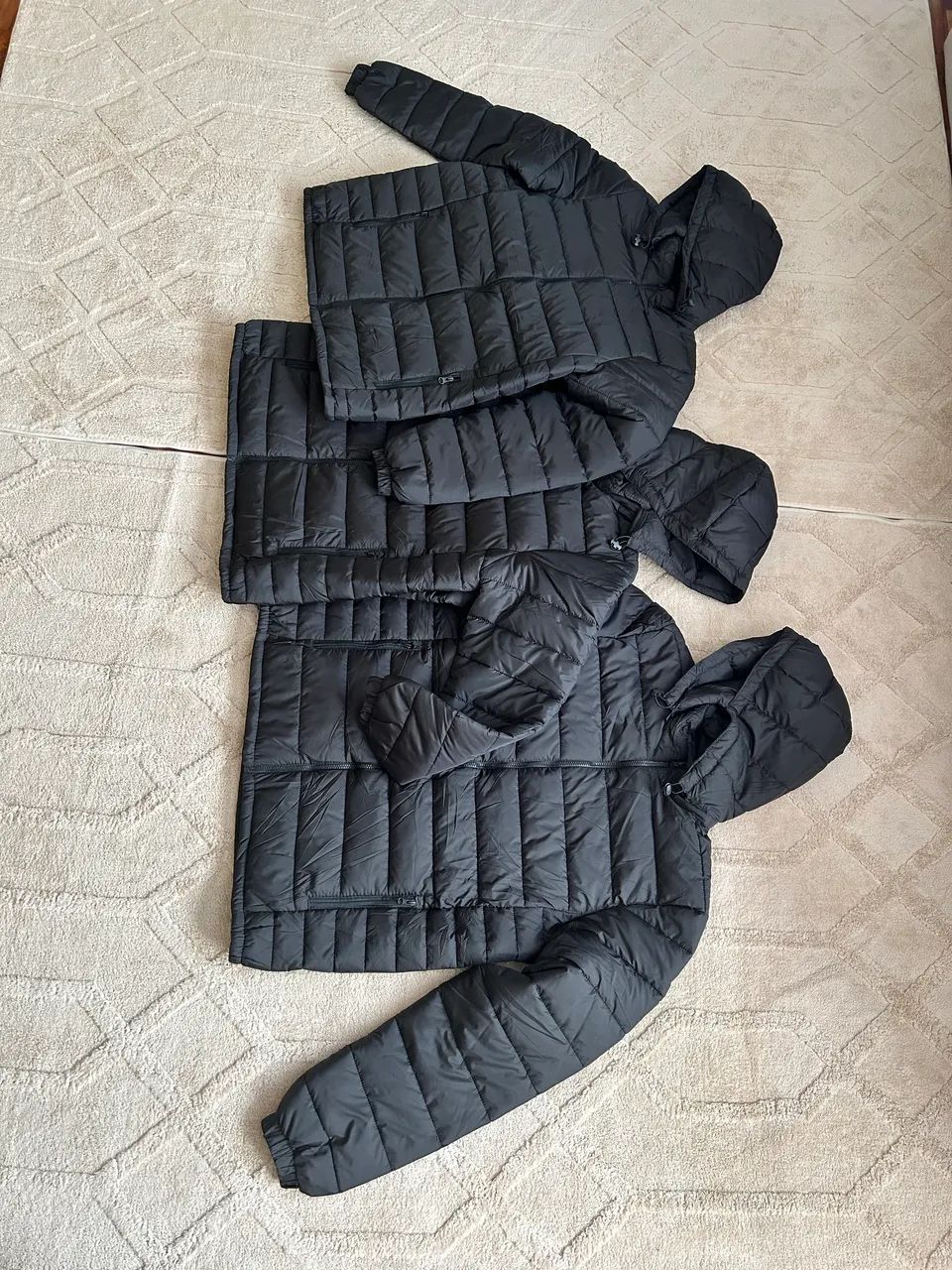 Casaco de frio 3 unidades 