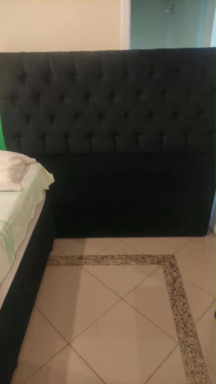 Cama casal com baú e cabeceira - Foto 2