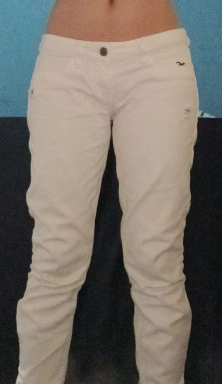 Calça Branca jeans Hollister - Foto 3