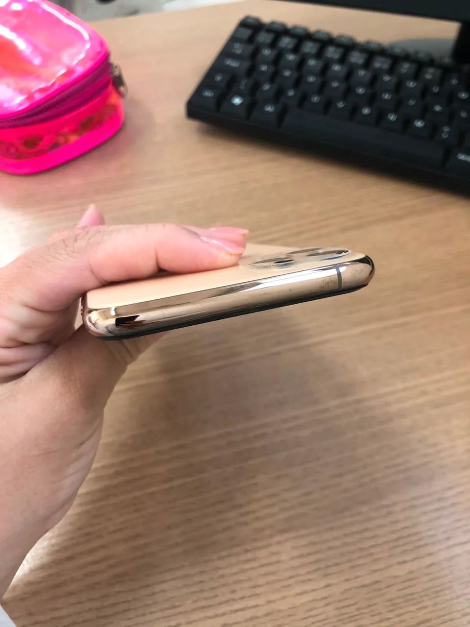 iPhone 11 Pro Max gold rose. 512gb - Foto 5