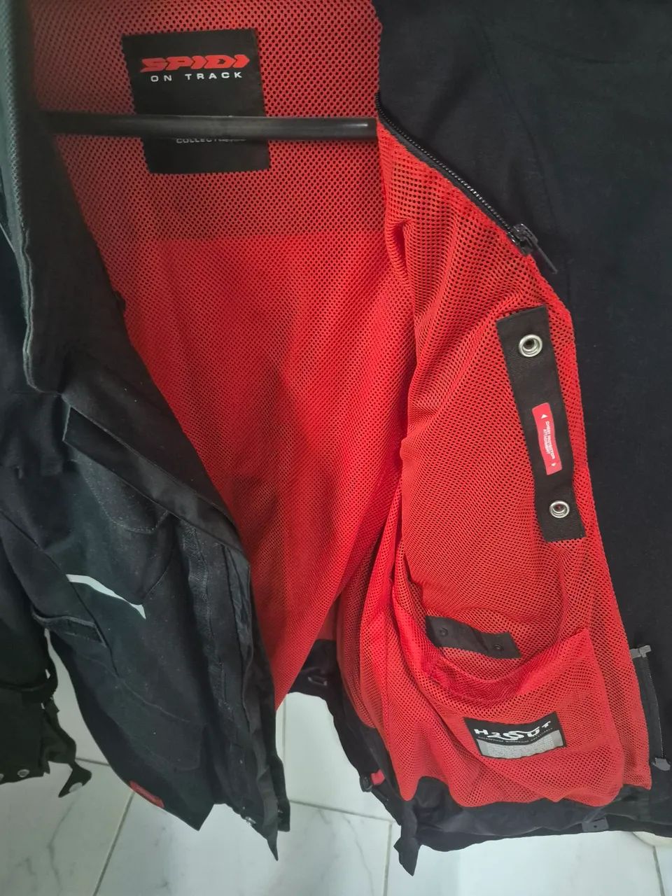 Jaqueta Spidi Warrior H2Out Preto Impermeável - Foto 4