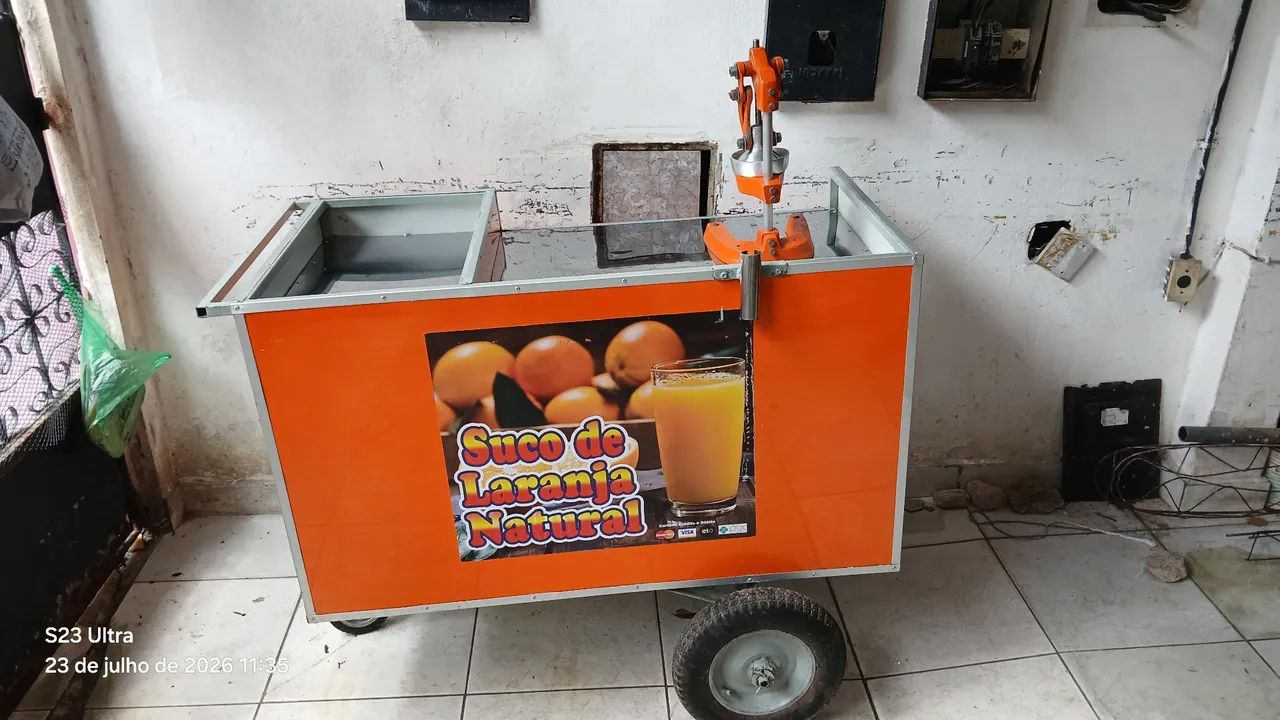 Carrinho de Suco de Laranja natural completo  - Foto 5