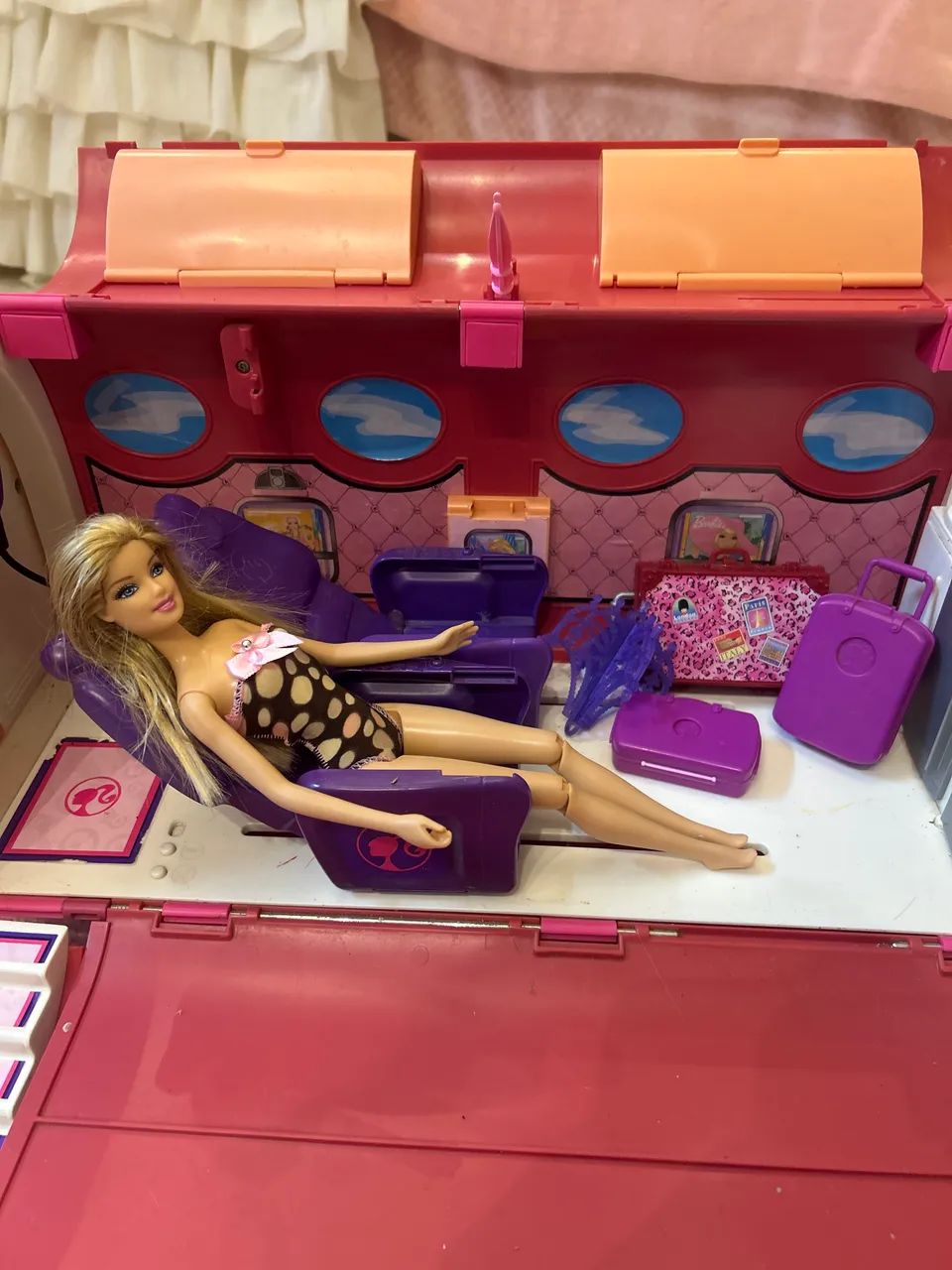 Avião Barbie + Acessórios + Boneca