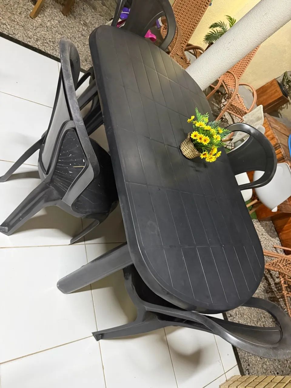 Mesa vendo as duas mesas em ótimo estado $400 - Foto 4