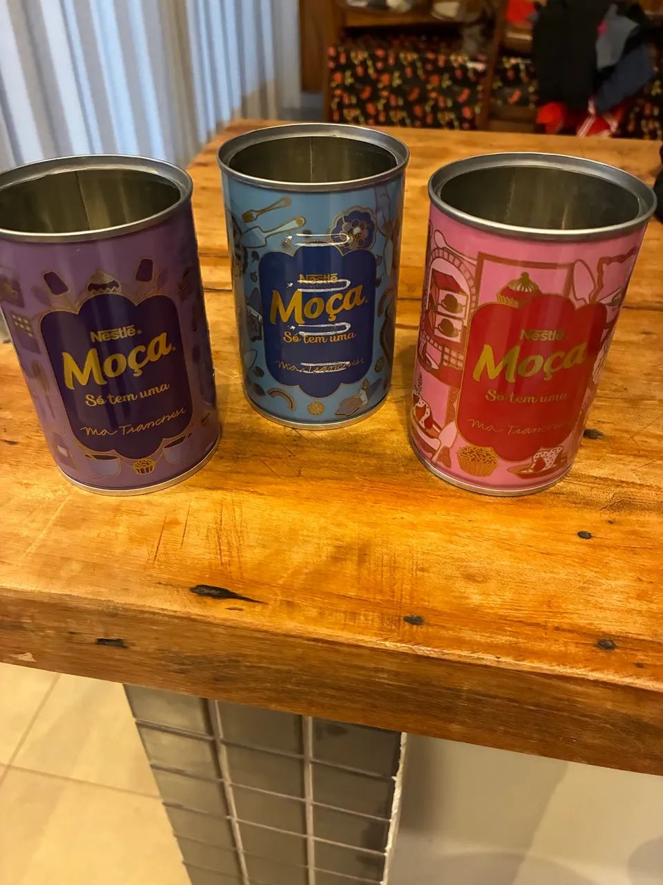 Latas Moça Ma Tranchesi Edição Limitada Colecionado