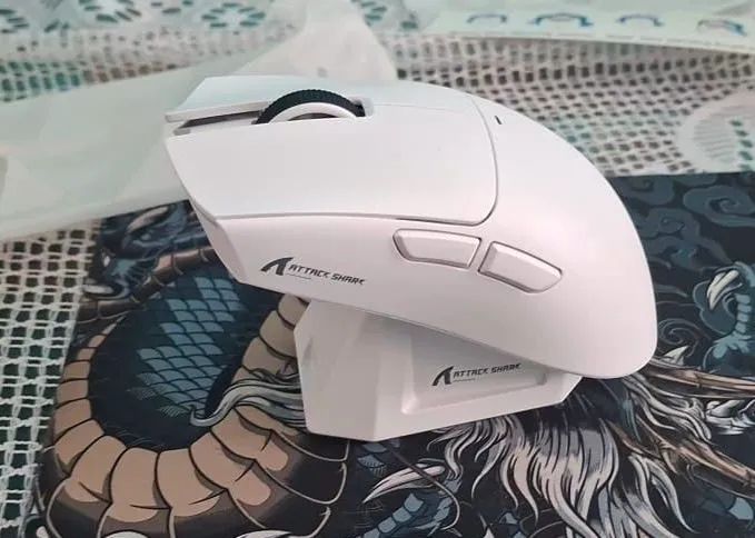 Mouse Gamer Attack Shark X11 Com Dock (NOVO!!!) - Foto 4