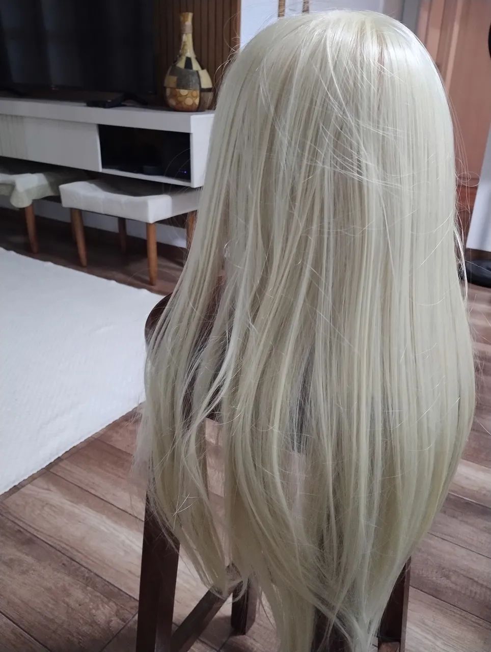 Boneca com cabelo longo para treino de penteados - Foto 3