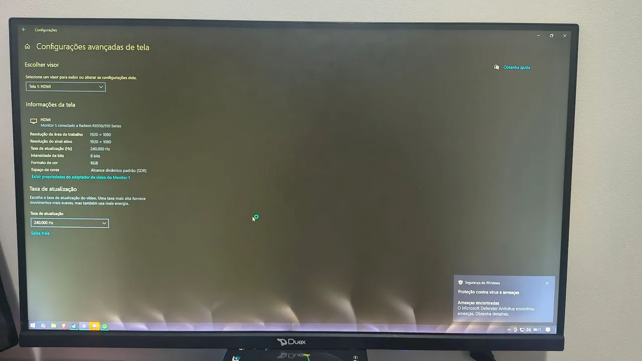 Monitor 240hz de 27 polegadas duex - Foto 4