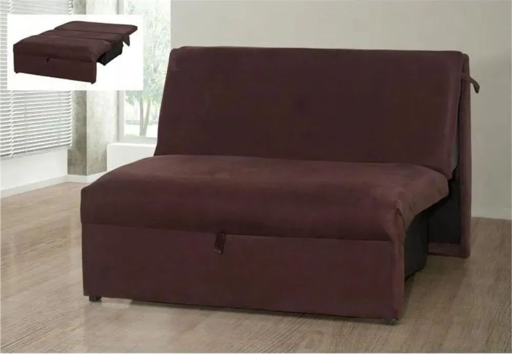 Sofá cama Malu Suede / 3 cores disponíveis  / pague na entrega  - Foto 5