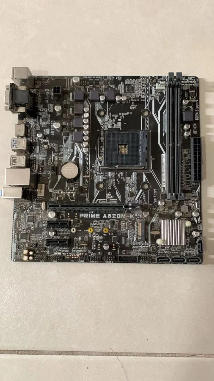 Placa mãe AM4 asus prime A320m-k