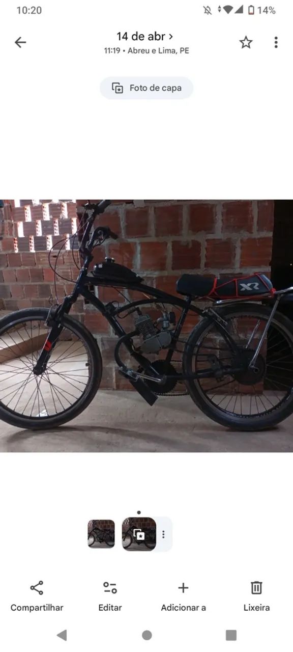 Motorizada  80cc  semi nova 