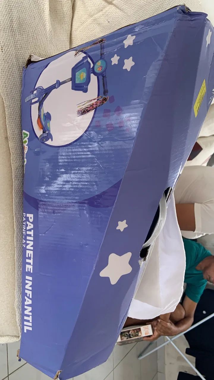 PATINET INFANTIL 3 RODAS COM LED  - Foto 3