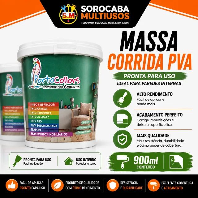 MASSA CORRIDA PVA - Foto 2