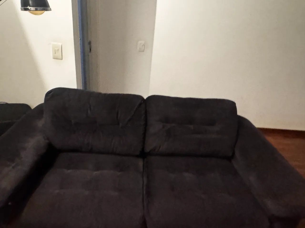 Sofá Azul Marinho - 2 e 3 lugares - vende separado  - Foto 5