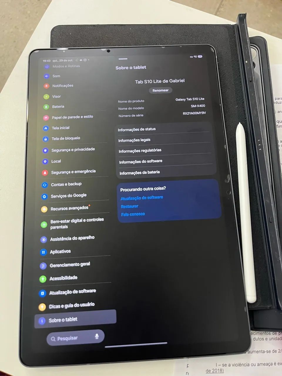 Tablet Samsung S10 Lite 128gb - Foto 4