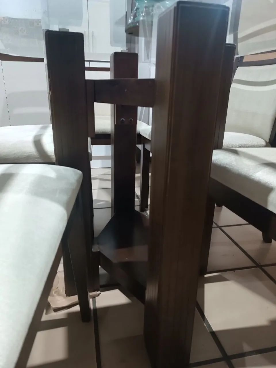 Mesa de 6 Lugares Estofada - Foto 4