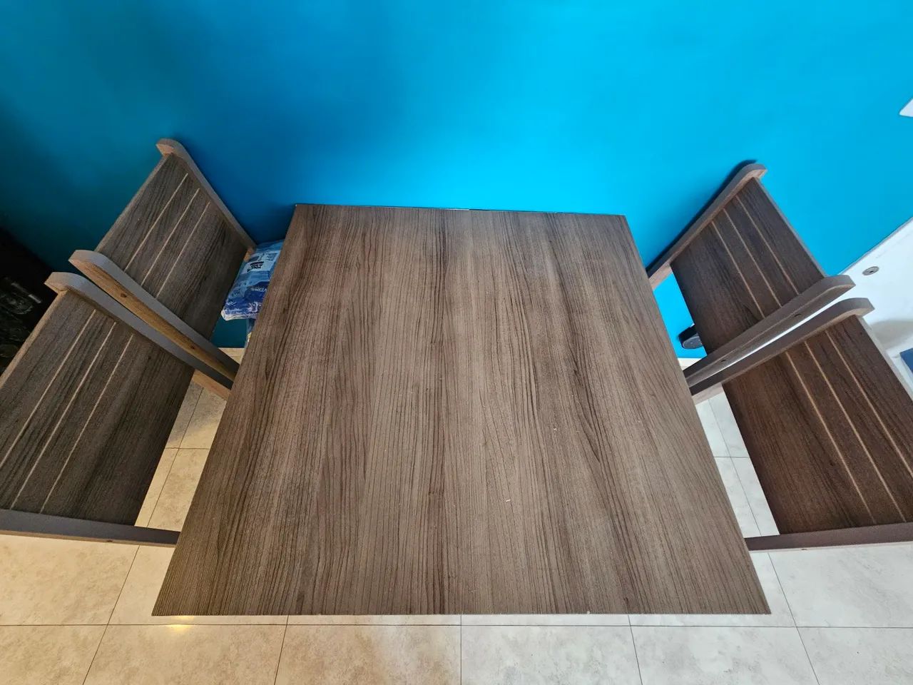 Mesa Jantar 4 cadeiras 90x90cm - Foto 3