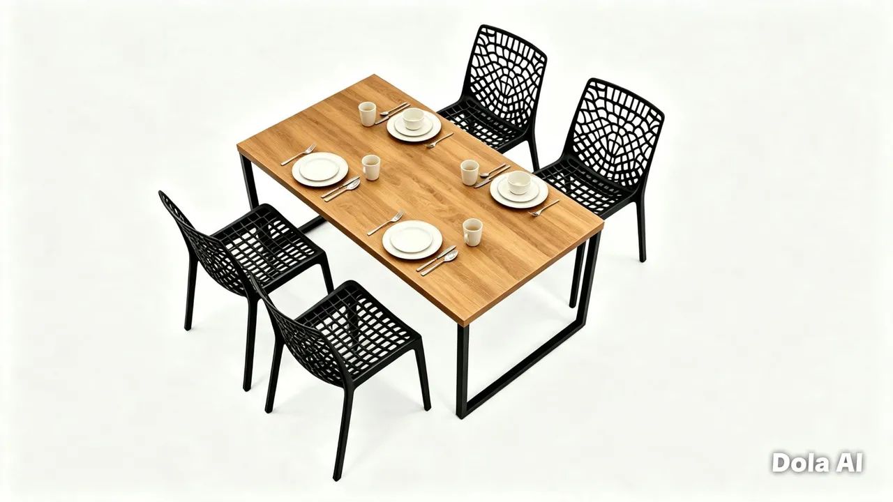 Mesa de Jantar c/4 Cadeiras  - Foto 2