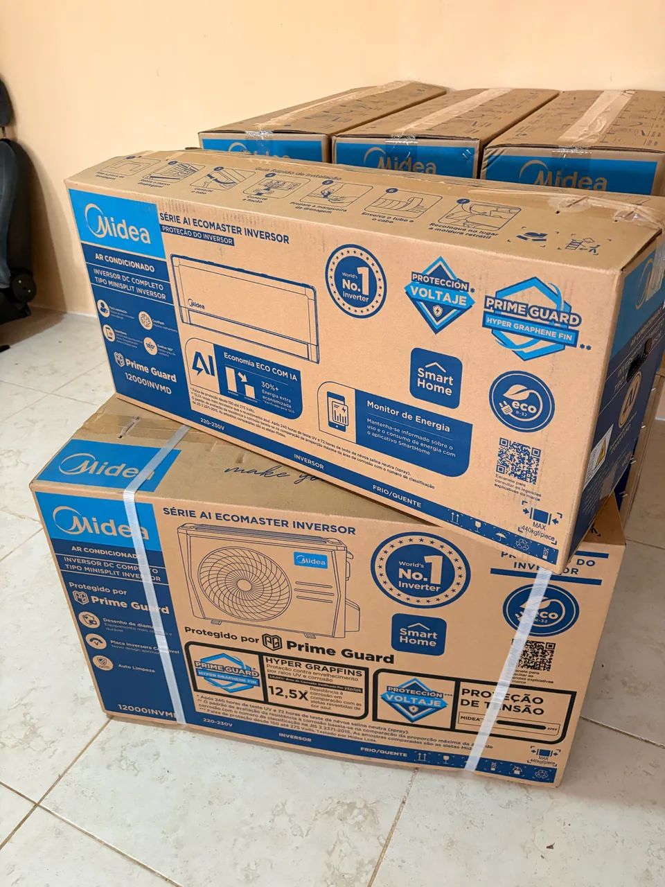 Midea 12mil Btus Inverter com Wi-Fi e IA - Foto 2