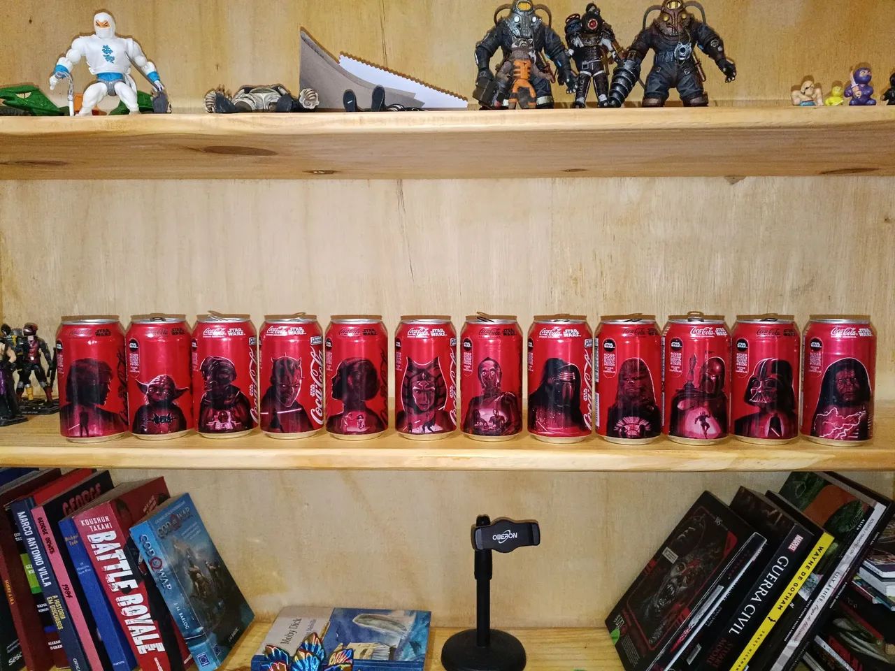 Coleção Star Wars coca cola completa