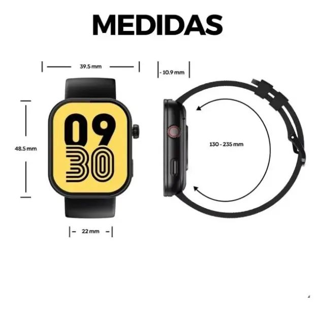 Smartwatch Zeblaze Btalk Plus Preto Tela 2,03 polegadas - Foto 3
