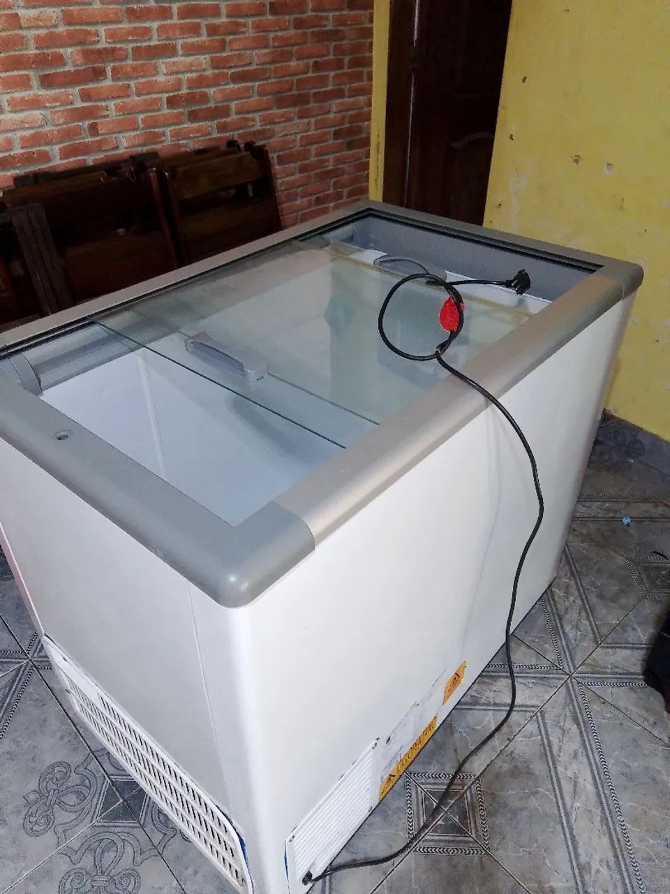 Freezer tampa de vidro  - Foto 5