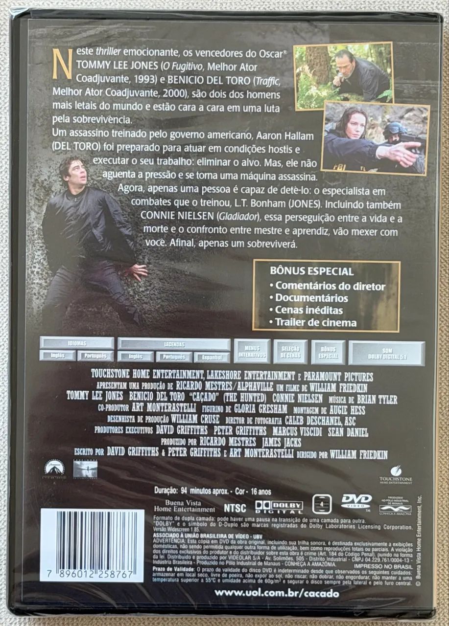 Blu-ray Caçado (original e lacrado) - Foto 2