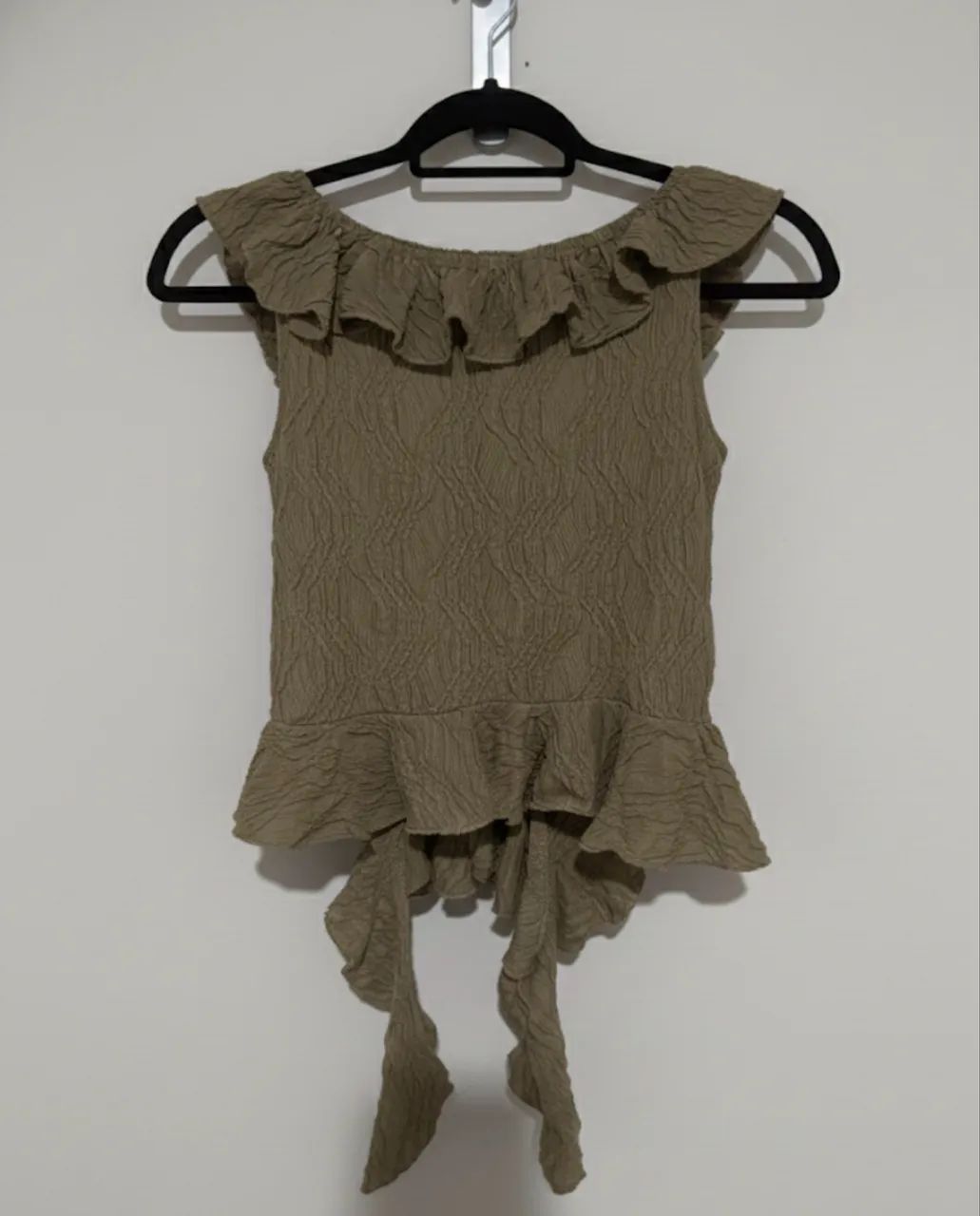 Blusa ZARA Verde Estilo Boho  - Foto 2