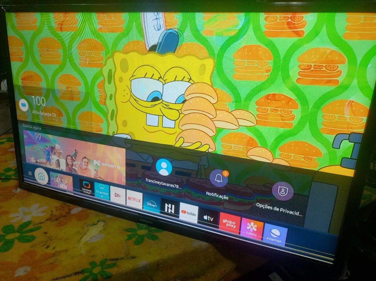 Tv smart 32 Samsung com listra  - Foto 2