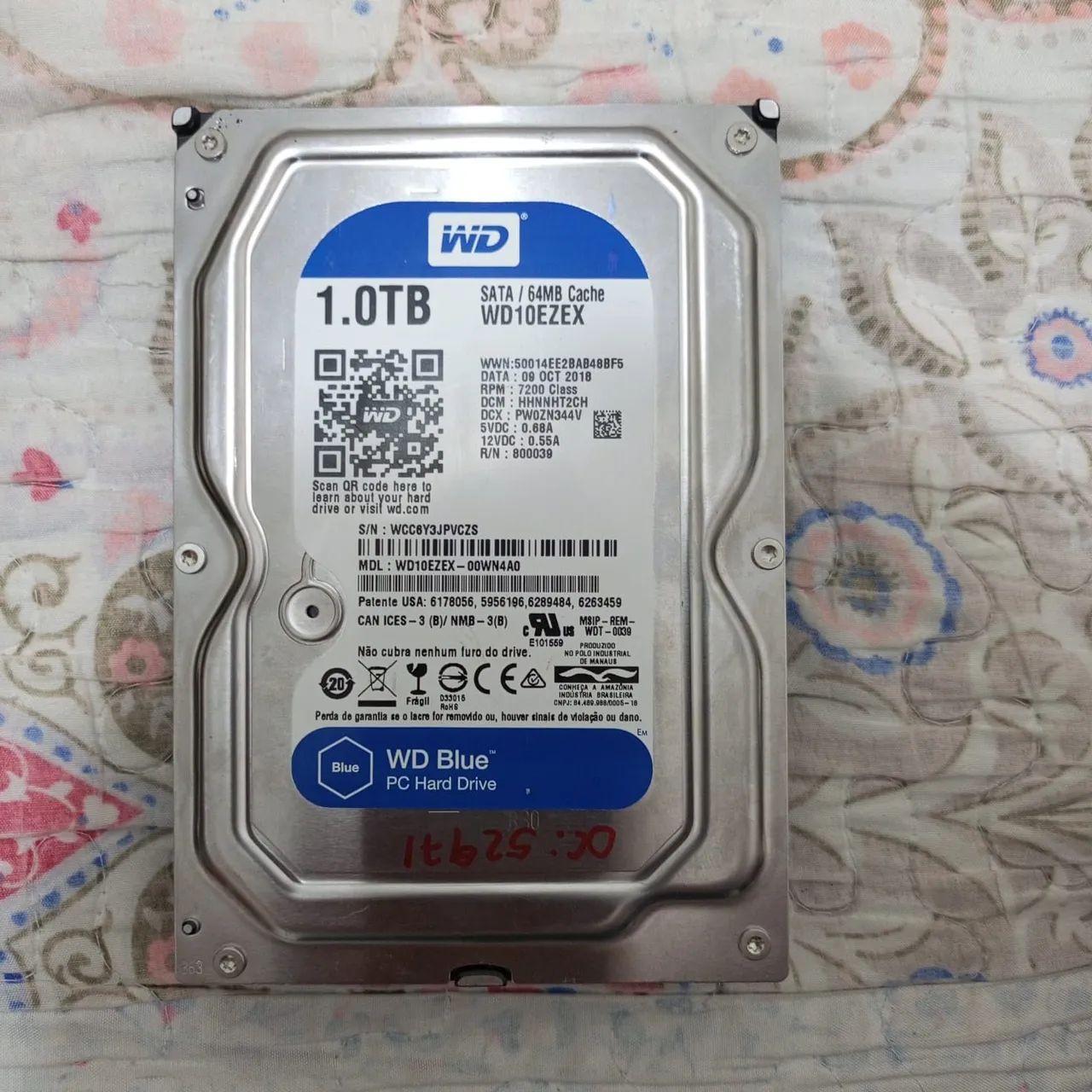 HD 1TB SEMI NOVO