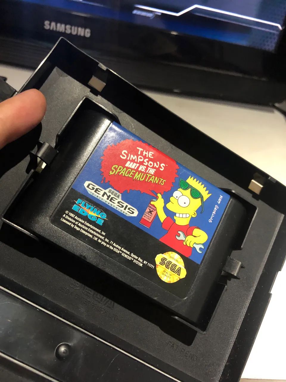 The Simpsons Bart VS Mutants Mega Drive Original sem Manual - Foto 3