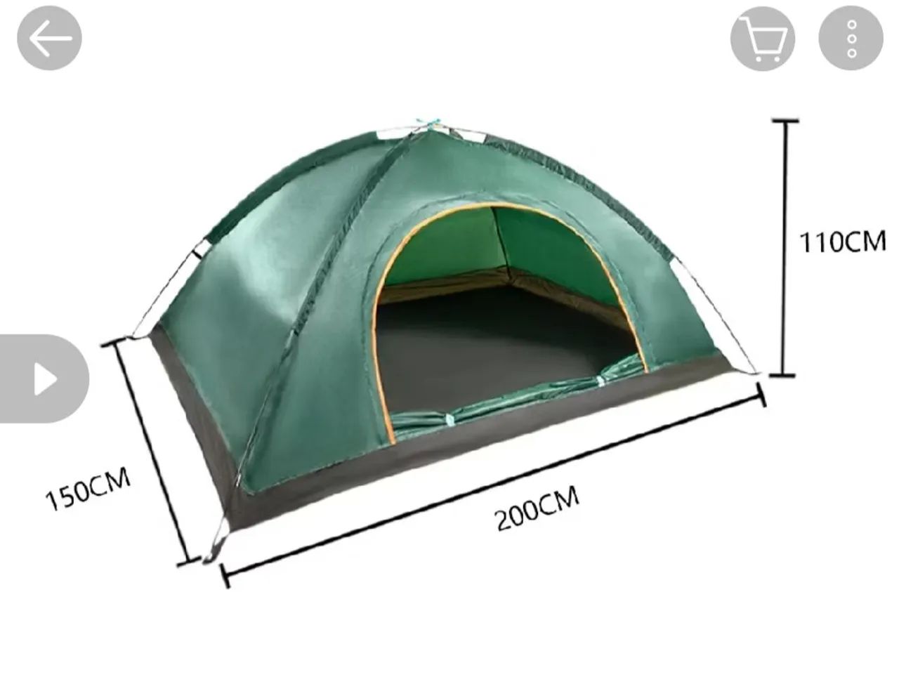 Vendo barraca acampamento 