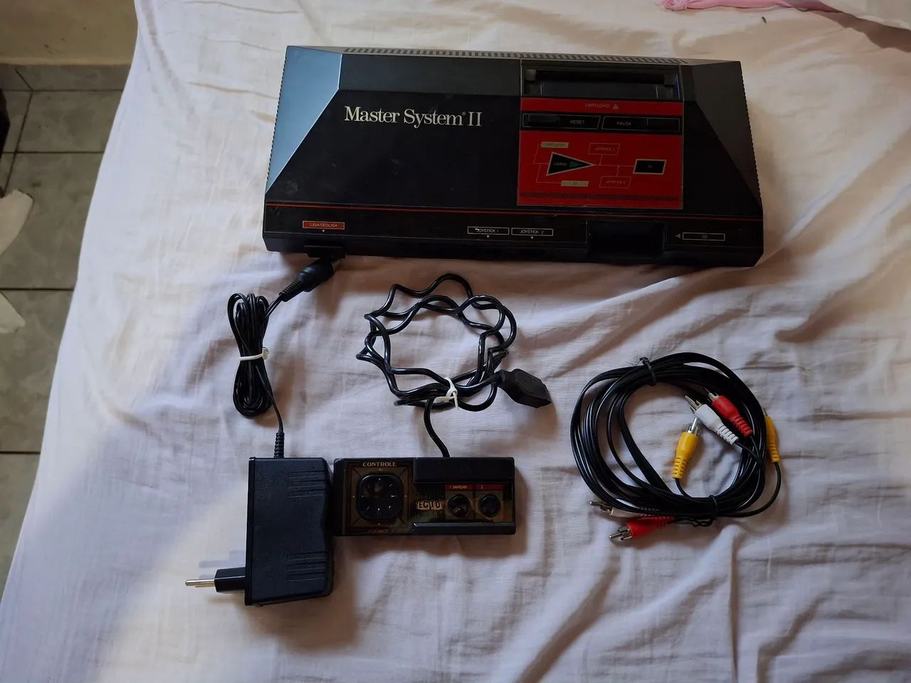 Master system II completo Com hang on na memória 