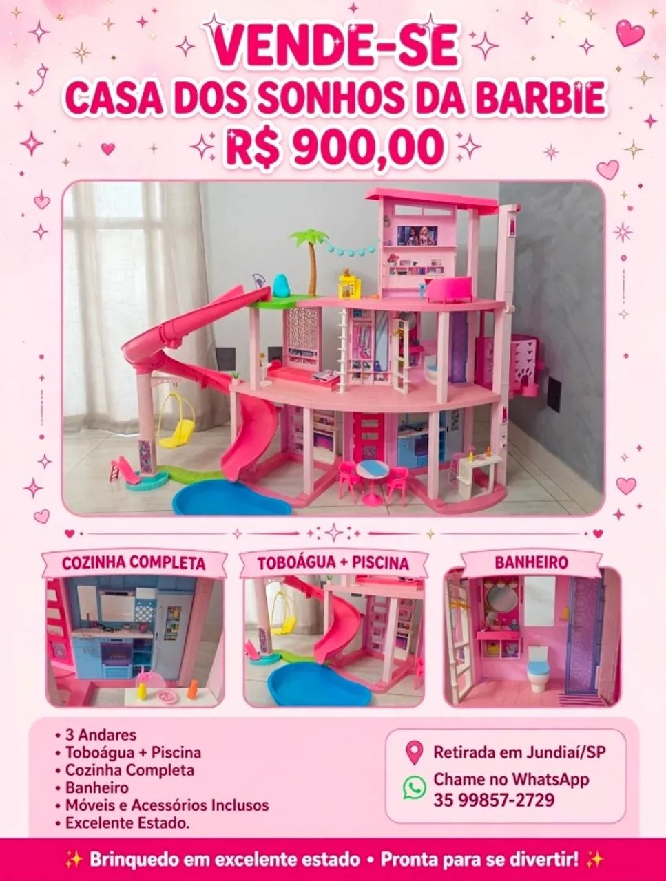 Casa dos sonhos da Barbie 