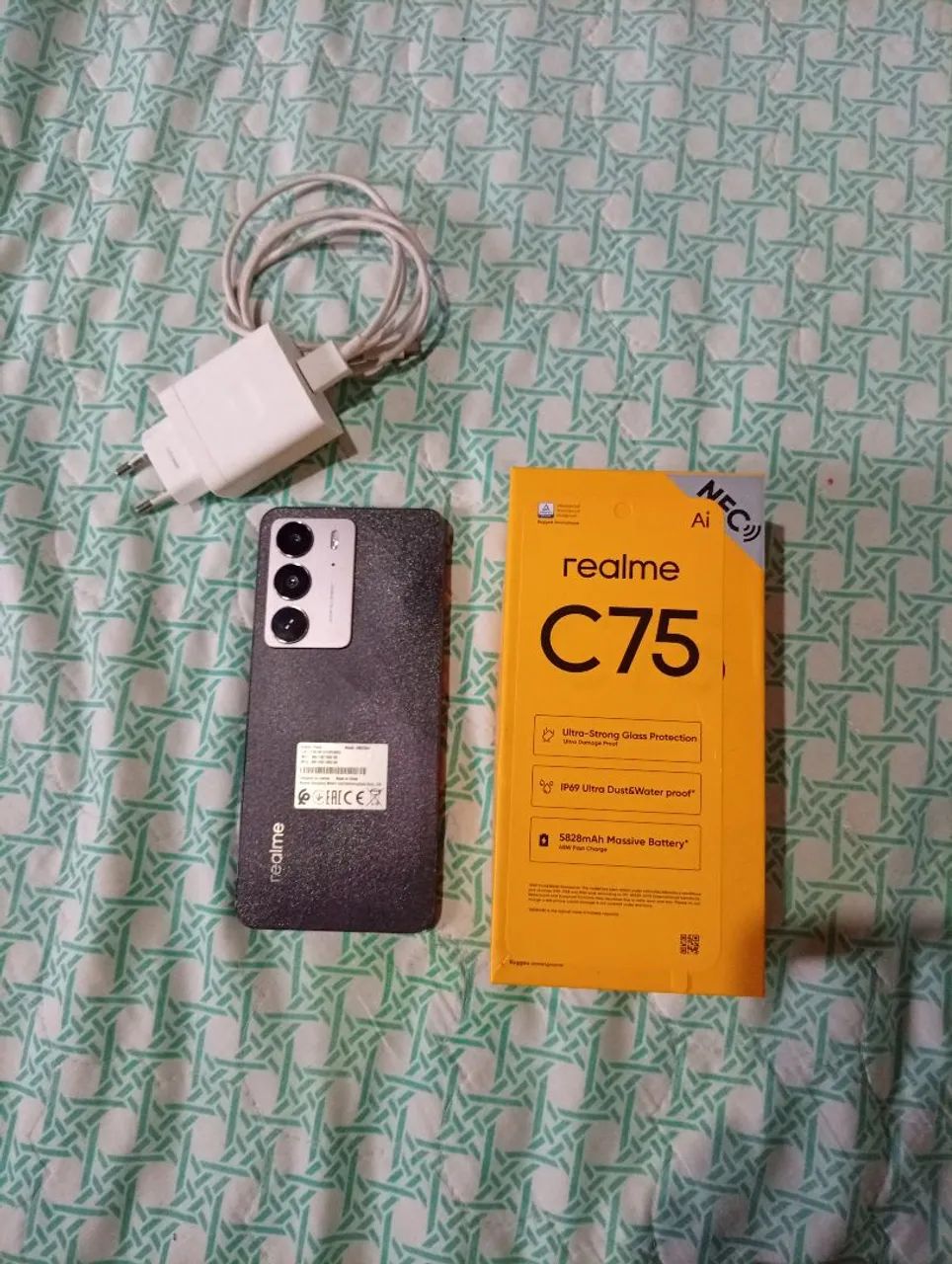 Smartphone Realme C75 256Gb, 8Gb ram com NFC