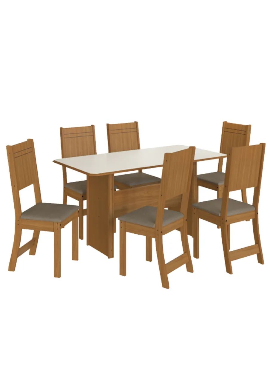 Mesa de Jantar com 6 cadeiras 