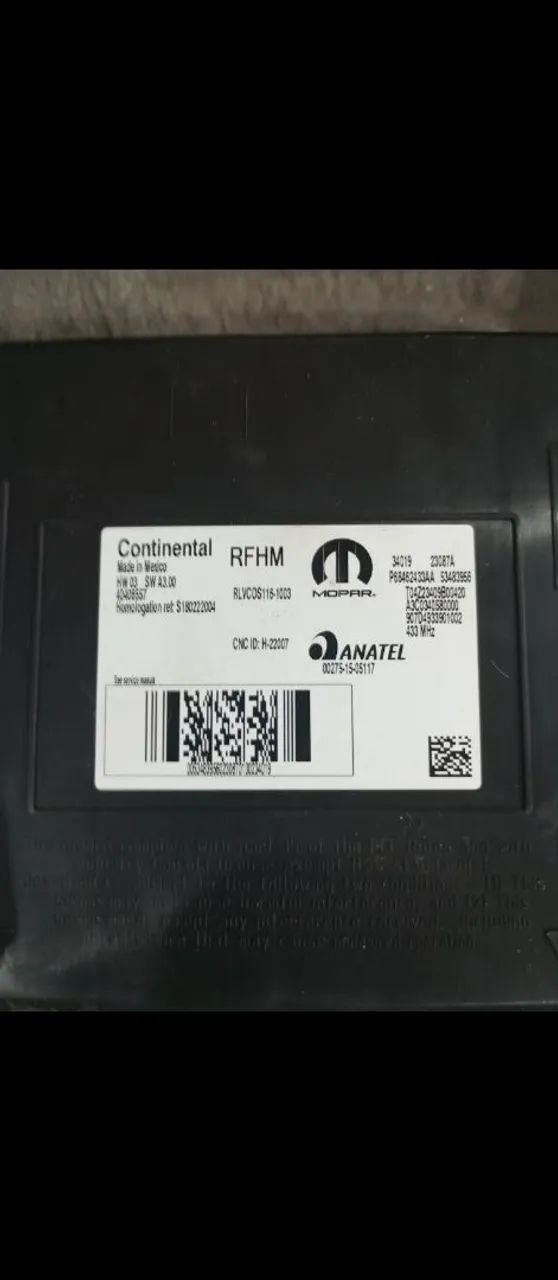 Kit code jeep Compass 2021  flex  - Foto 2