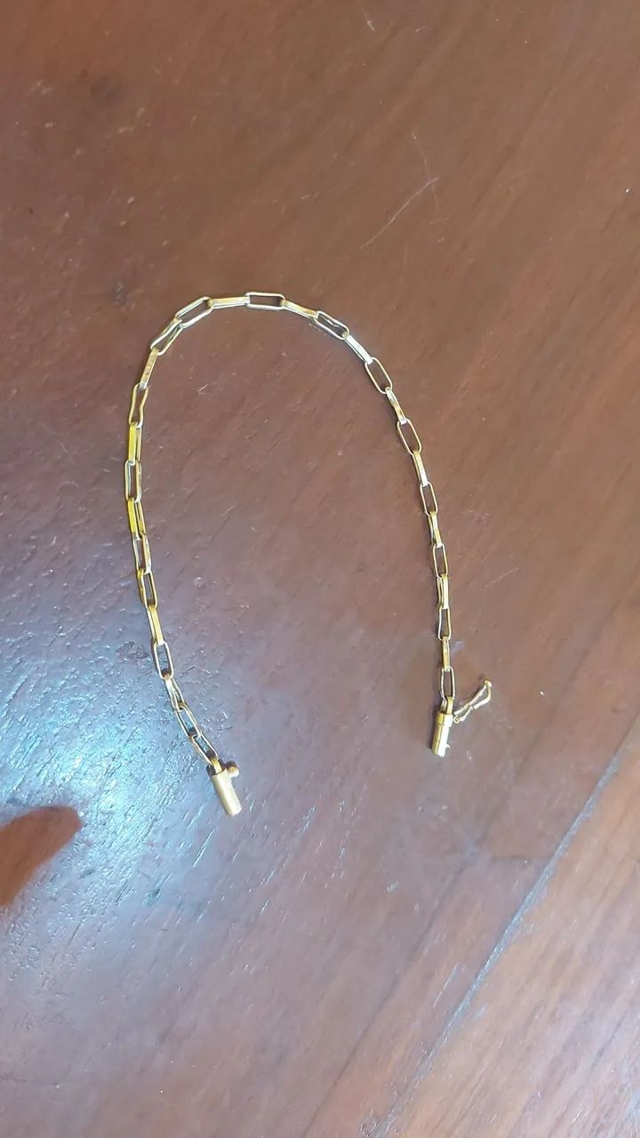 Pulseira de ouro 18k grossa feminina  - Foto 2