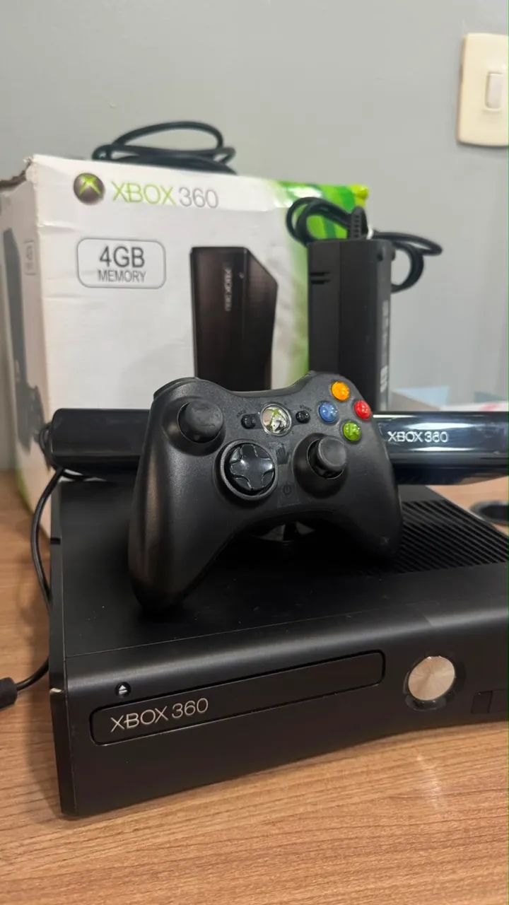 Xbox 360 Slim na caixa - Foto 2