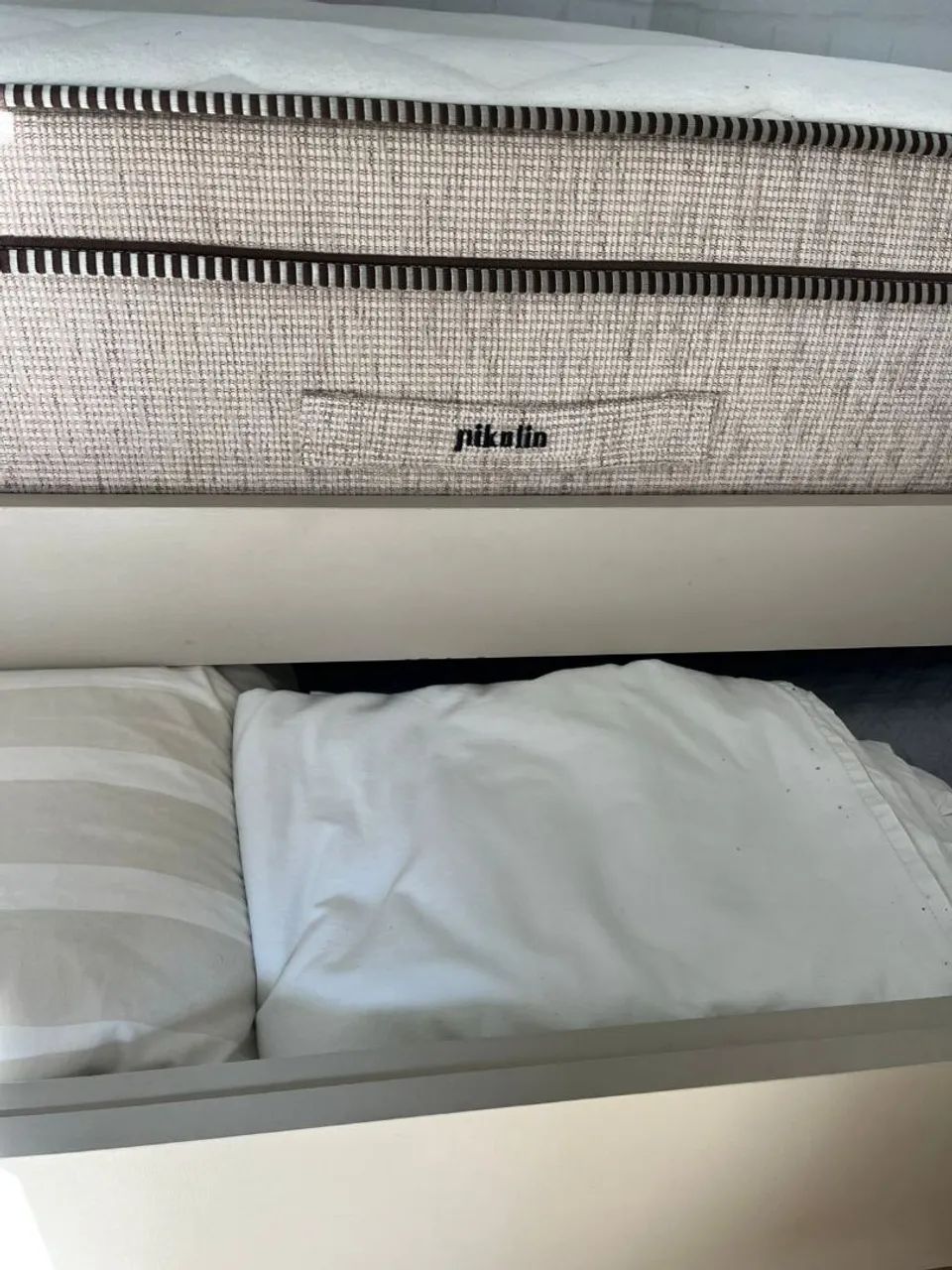Cama viúva, com gavetas , estado nova, alta qualidade  - Foto 5